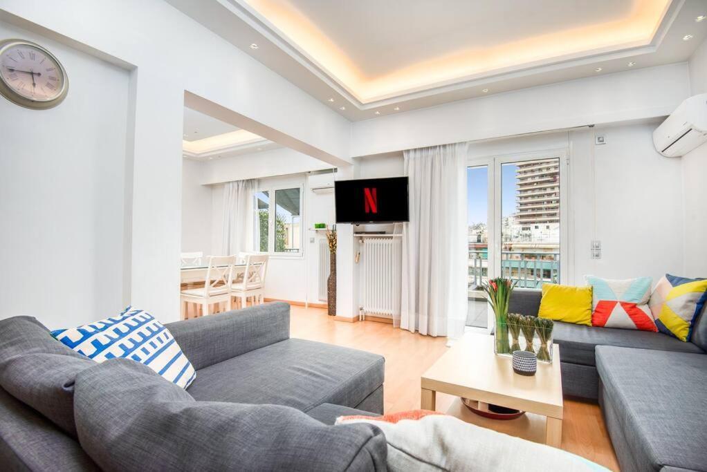 Modern Spacious Apt In Atenas Exterior foto